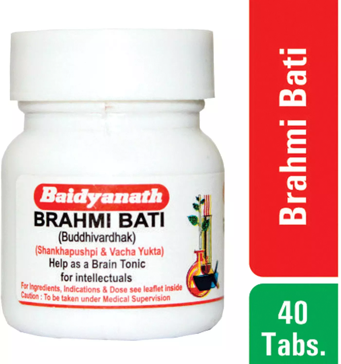 Baidyanath Jhansi Brahmi Bati, 40 Tablets-3.webp